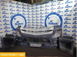 Бампер передний (ноускат) правый